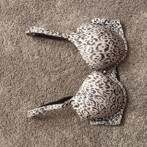 Victoria's Secret 34D Unpadded Cheetah Spot Pring